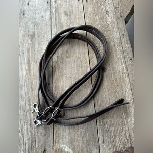 Horse Tack - 6’ Circle Y Leather Western Split Reins
